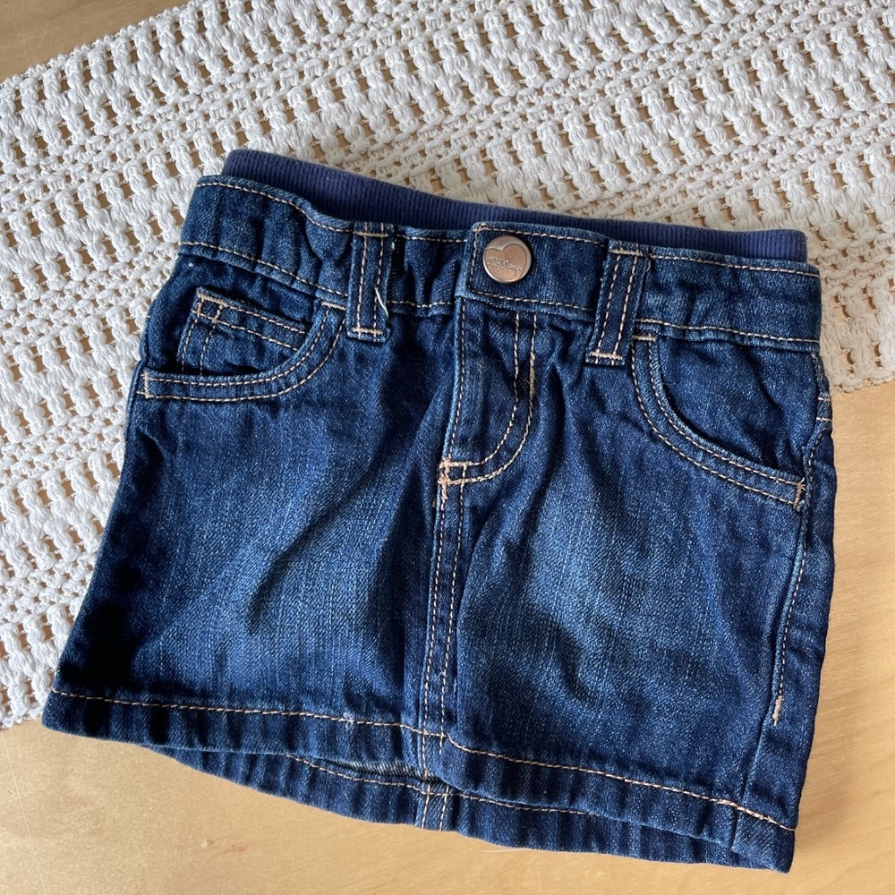 Toddler jean skirt